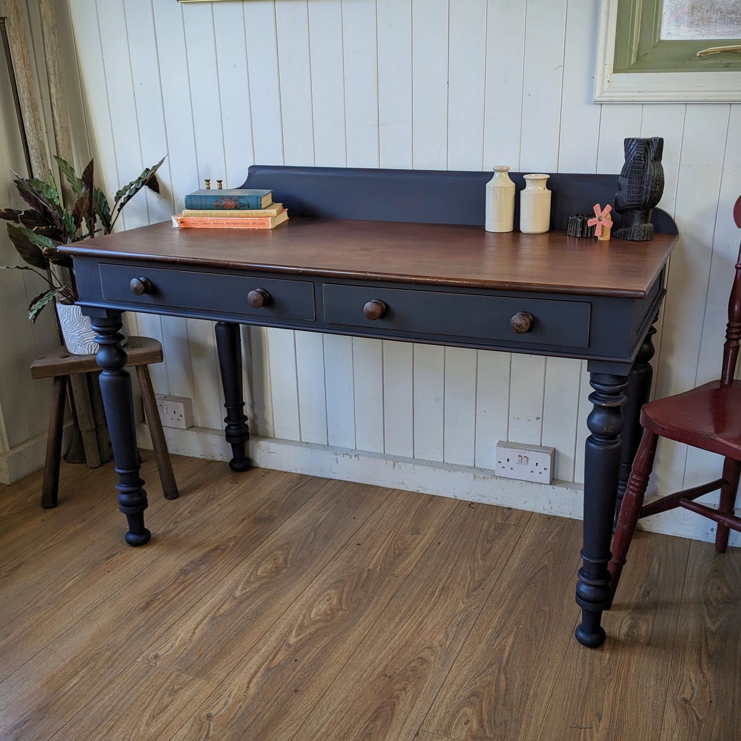 Painted Victorian Writing Desk