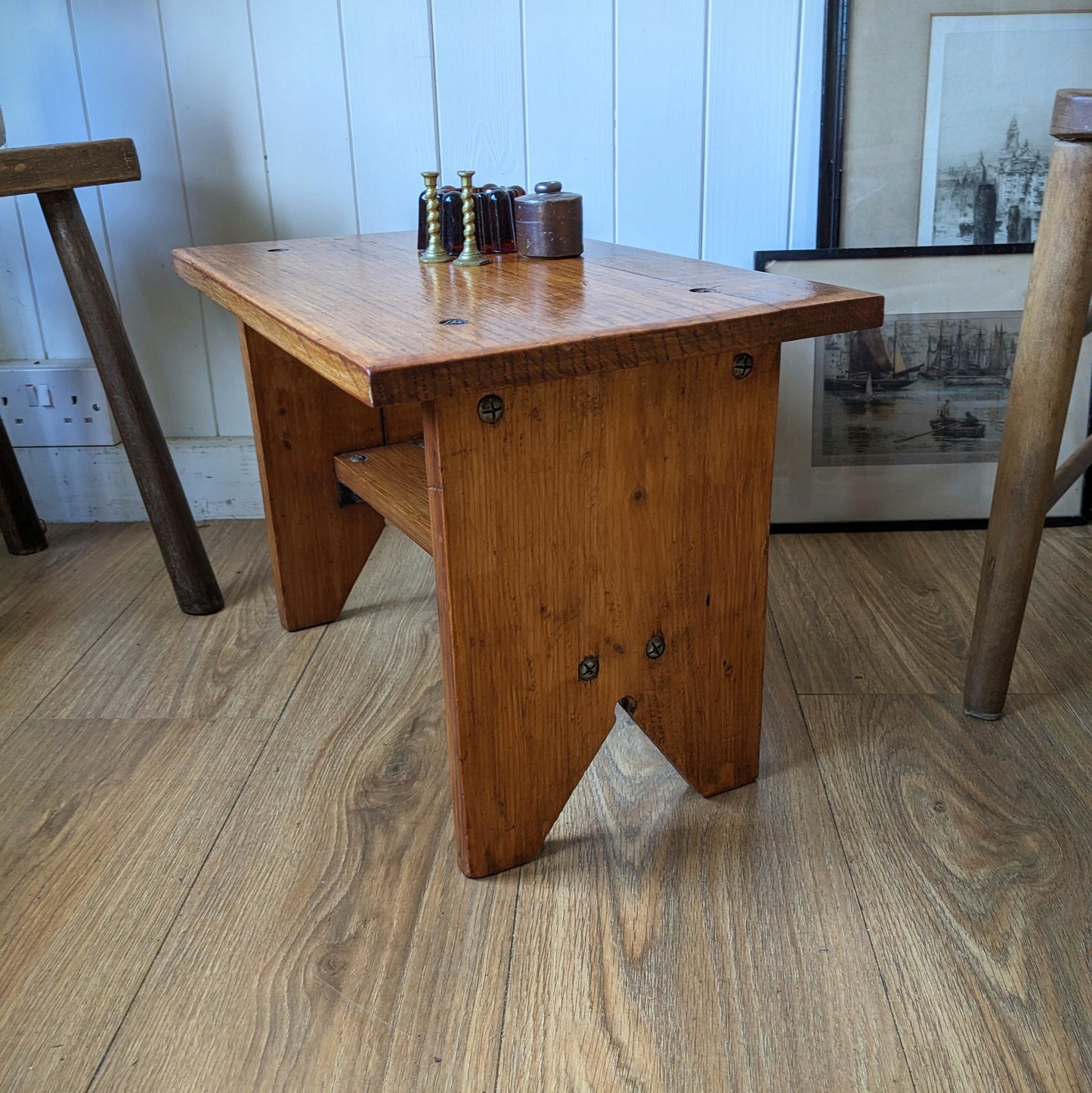 Scratch Built Oak Side Table