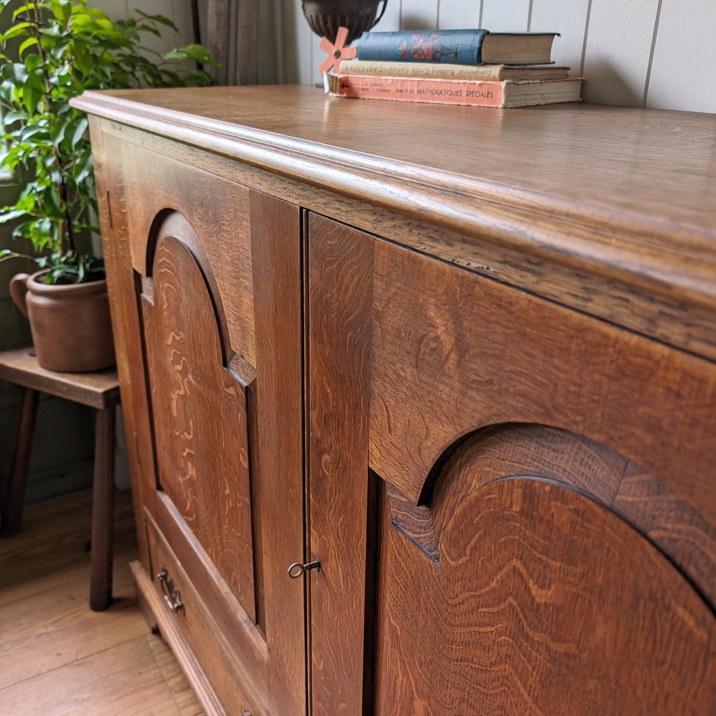 Vintage Oak Cupboard