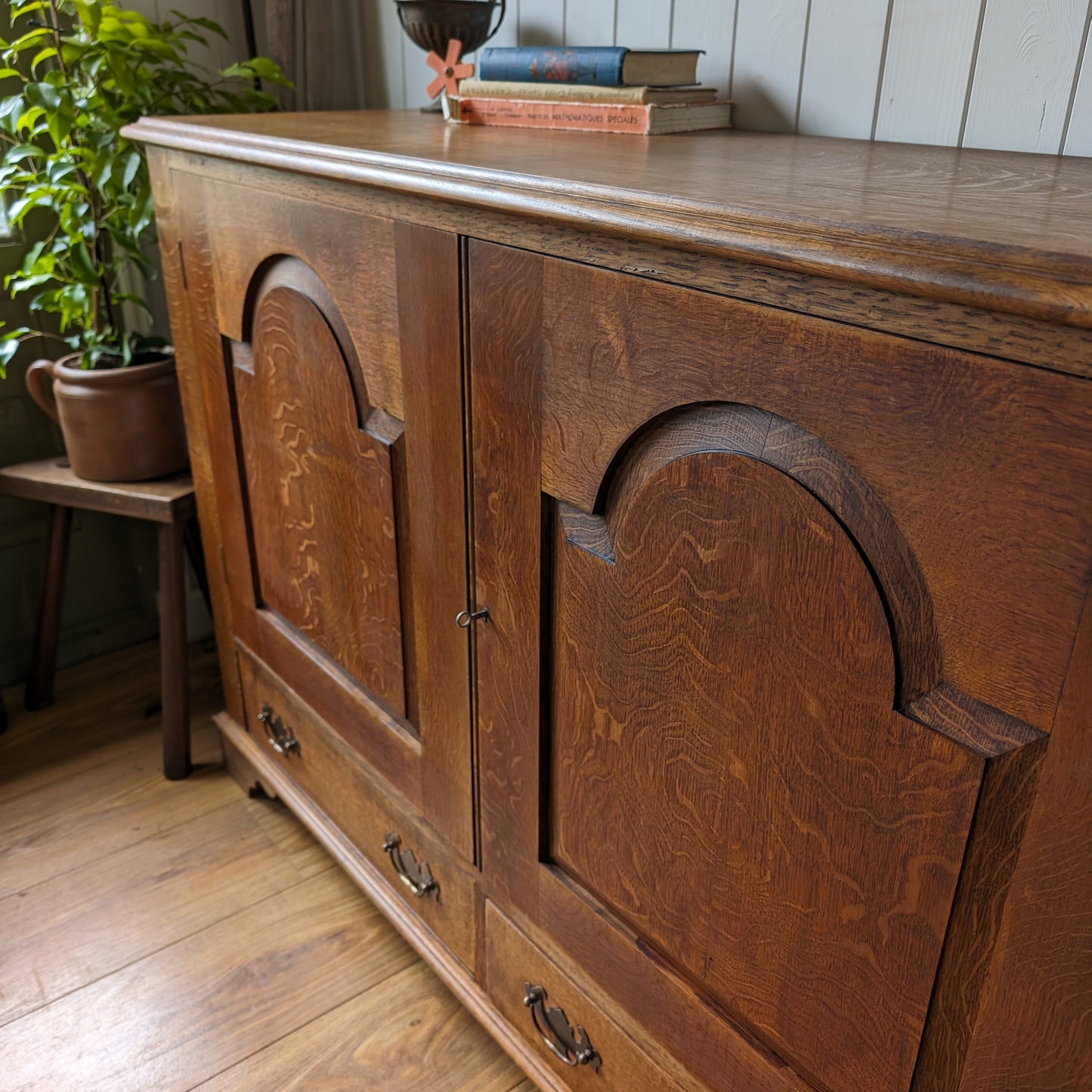 Vintage Oak Cupboard