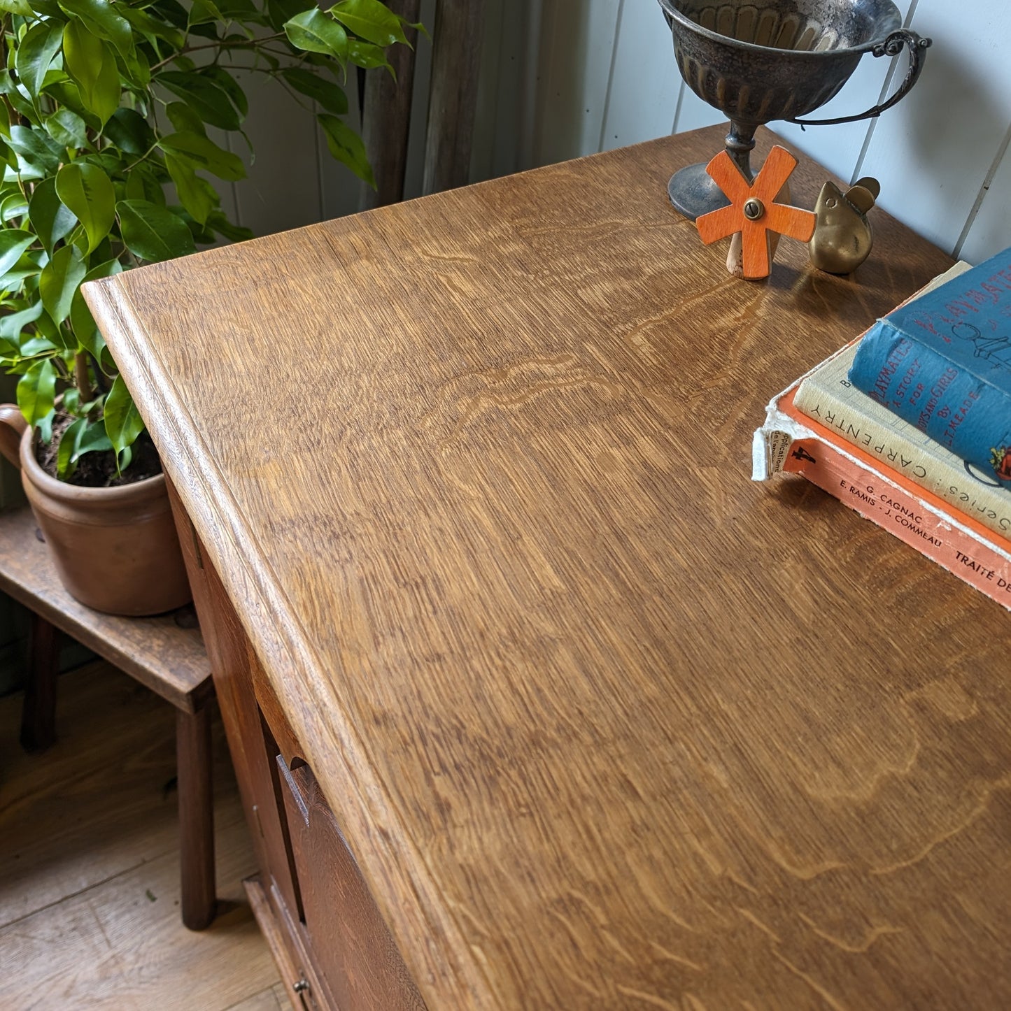 Vintage Oak Cupboard