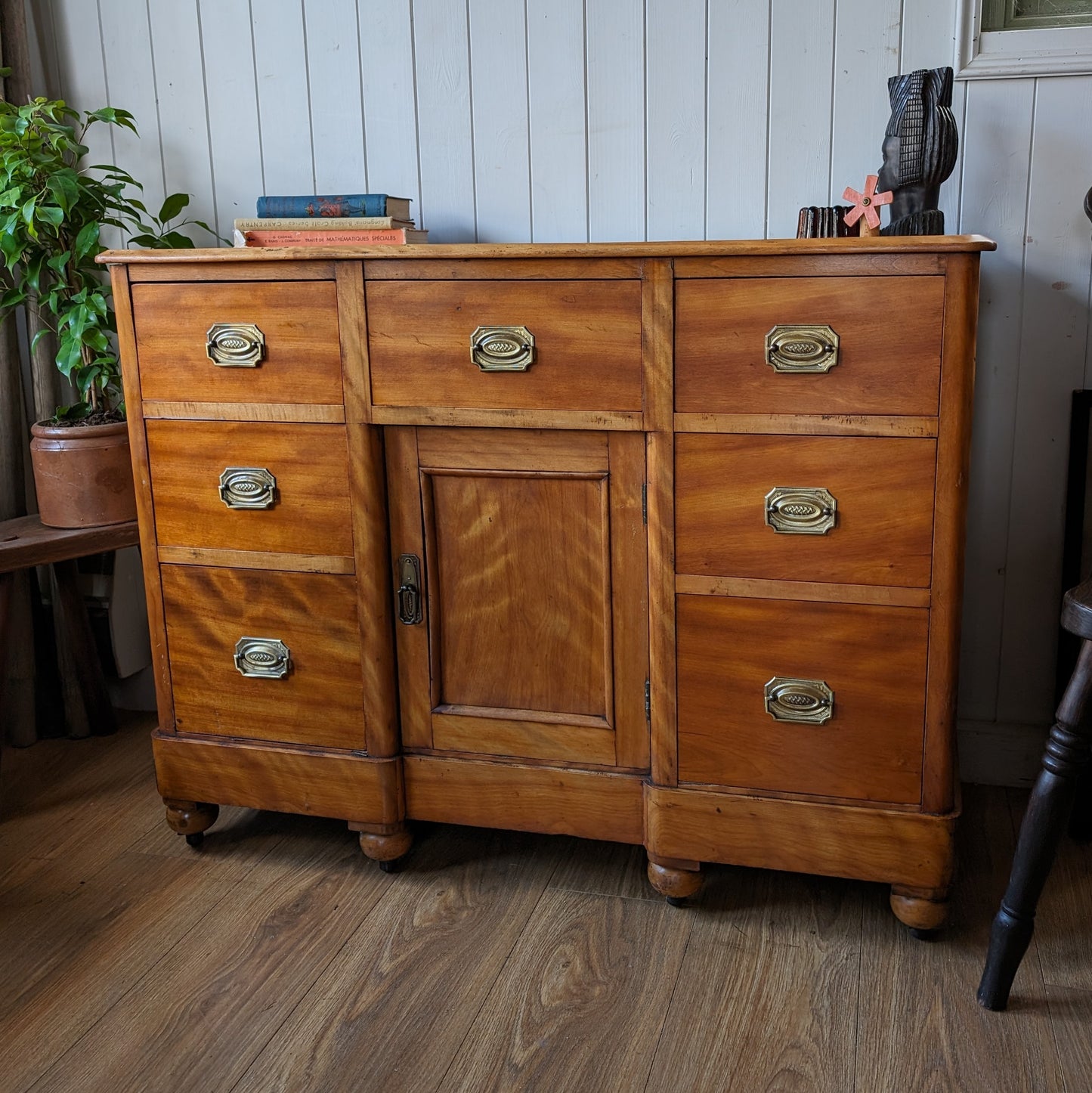 Antique Bank of Drawers