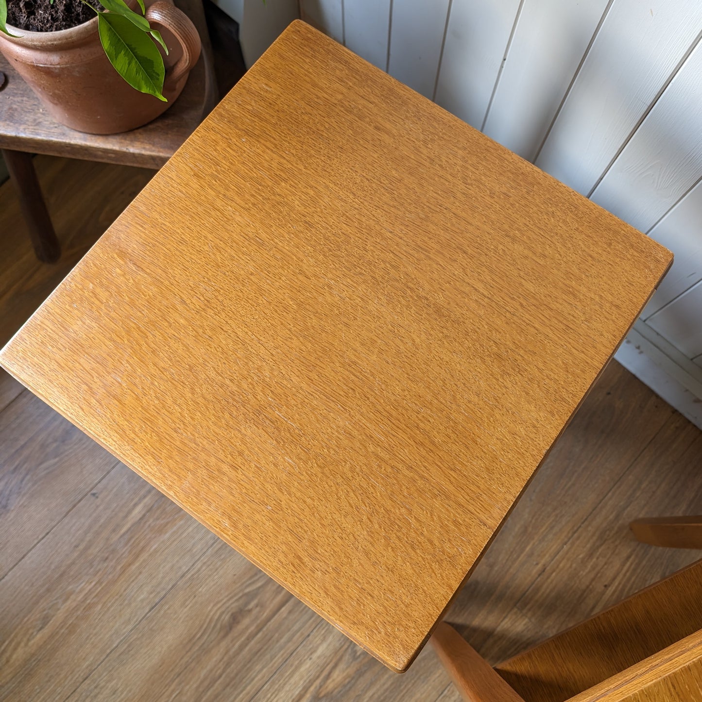 Pair of Ministry of Defence Oak Side Tables