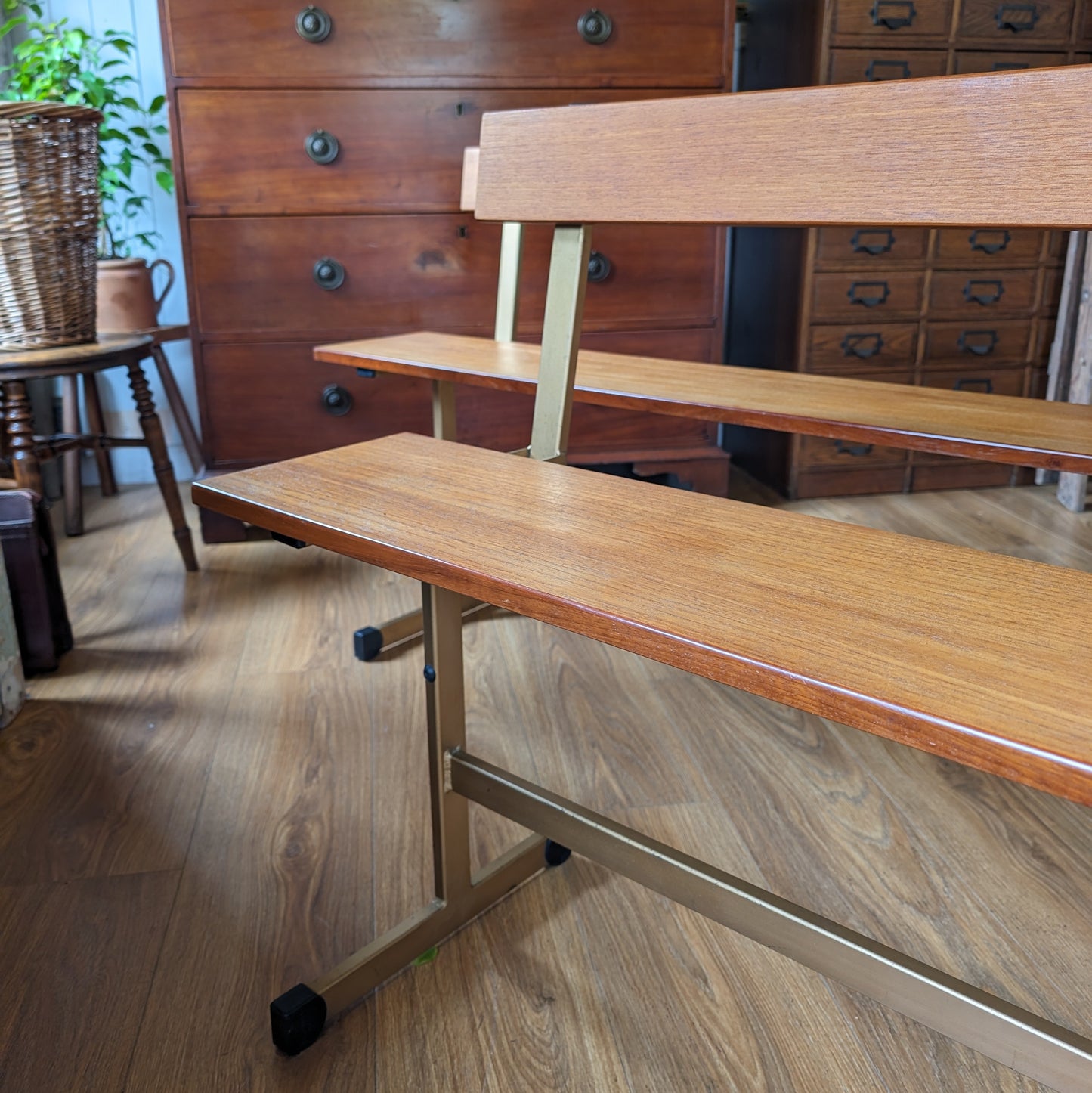 Pair of Vintage Staples Ladderax Benches