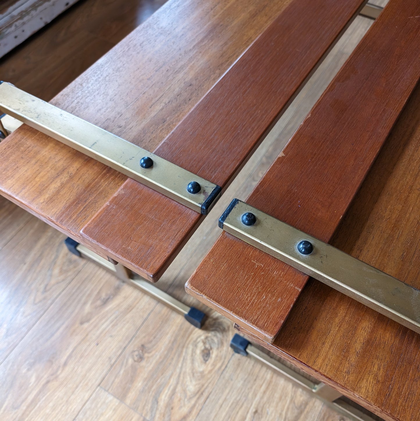 Pair of Vintage Staples Ladderax Benches