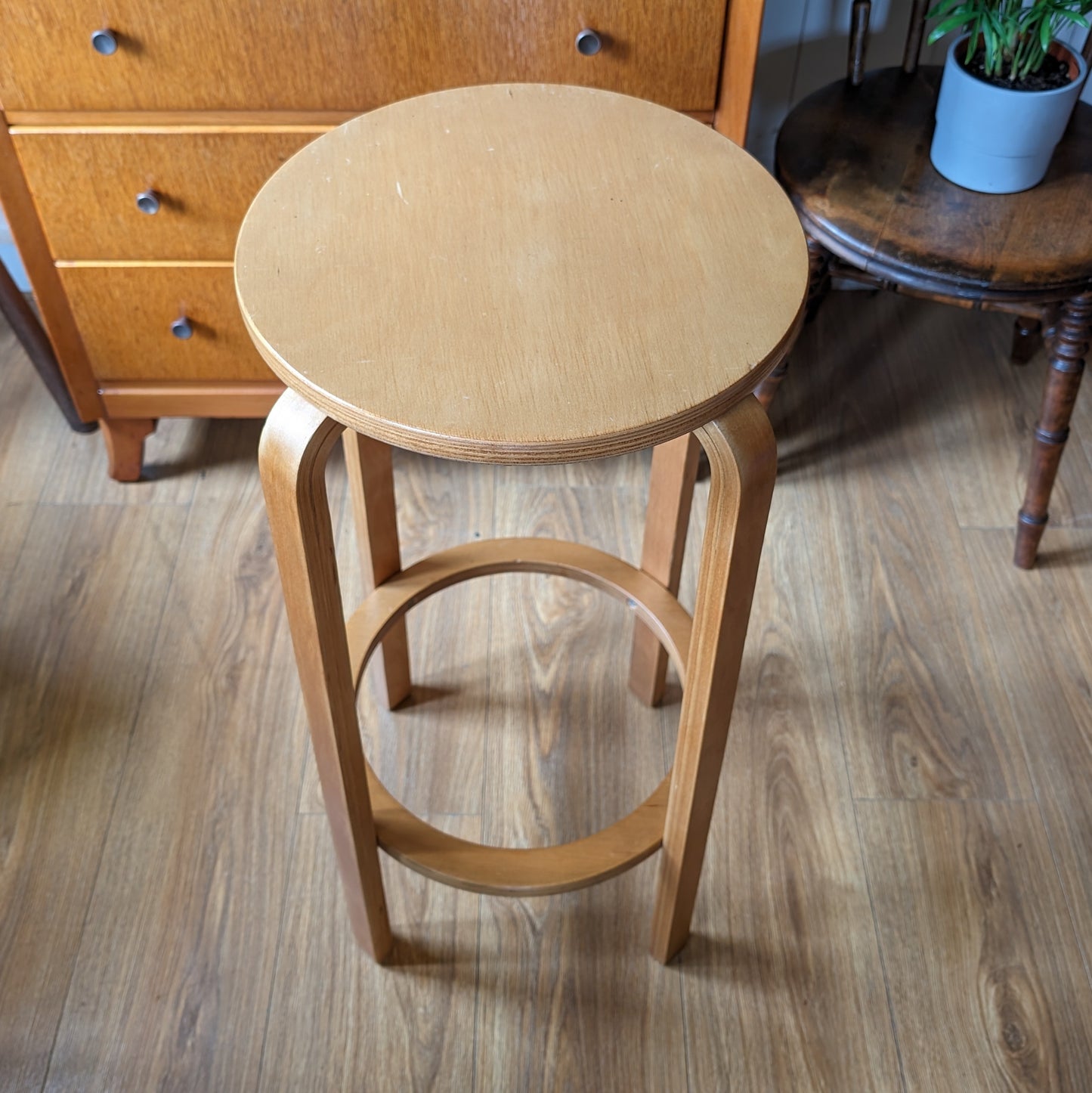 Vintage Alvar Aalto Kitchen Stool