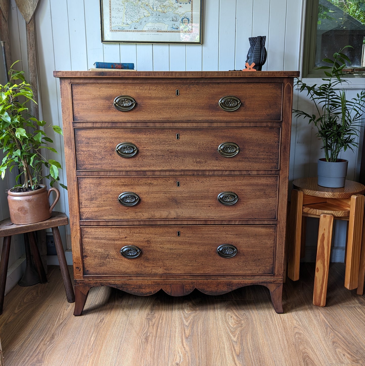 Georgian Indian Chest of Drawers