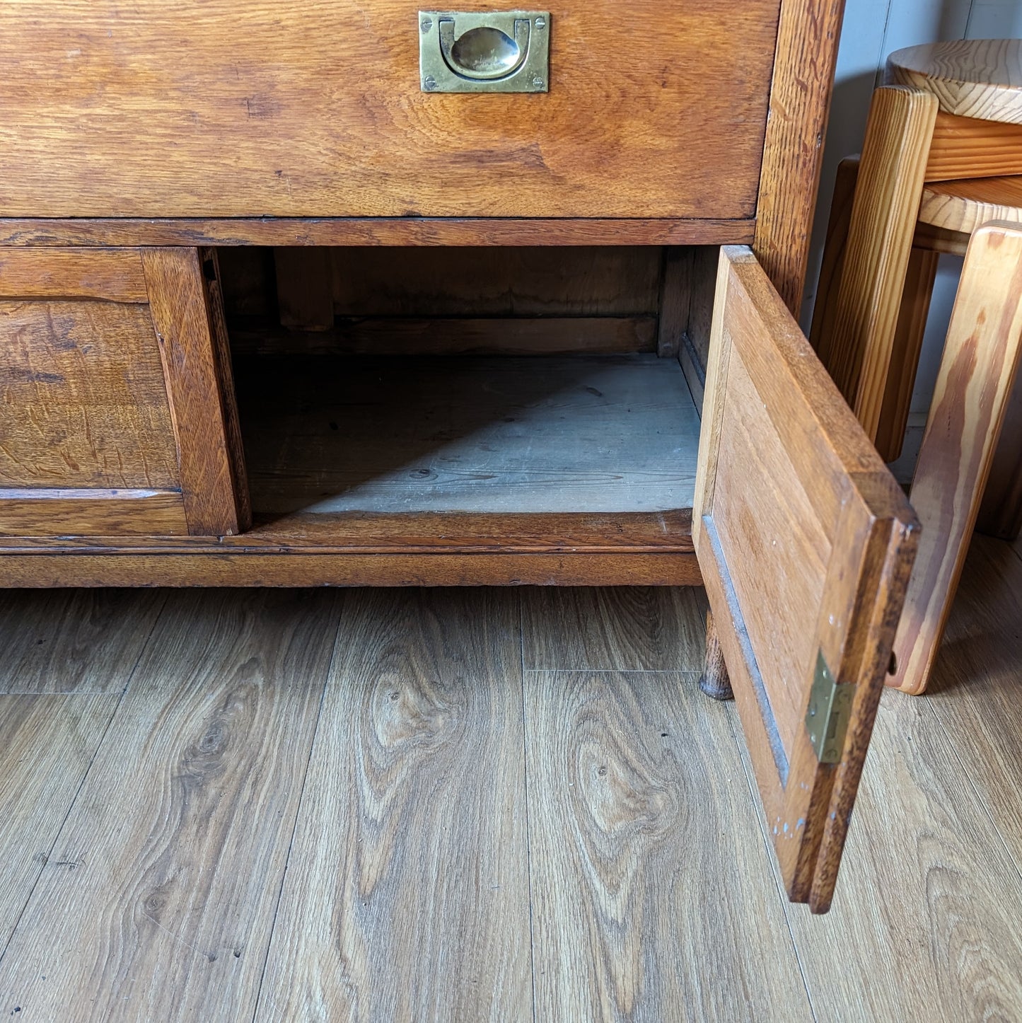 Antique Campaign Chest of Drawers