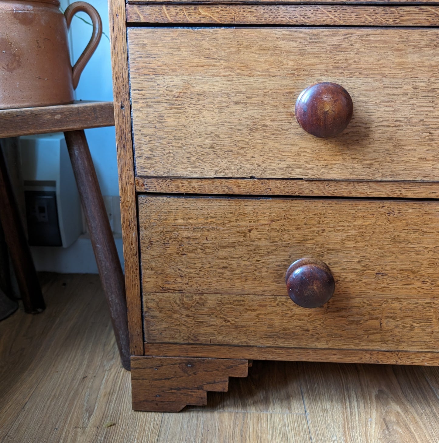 Small Georgian Oak Chest of Drawers