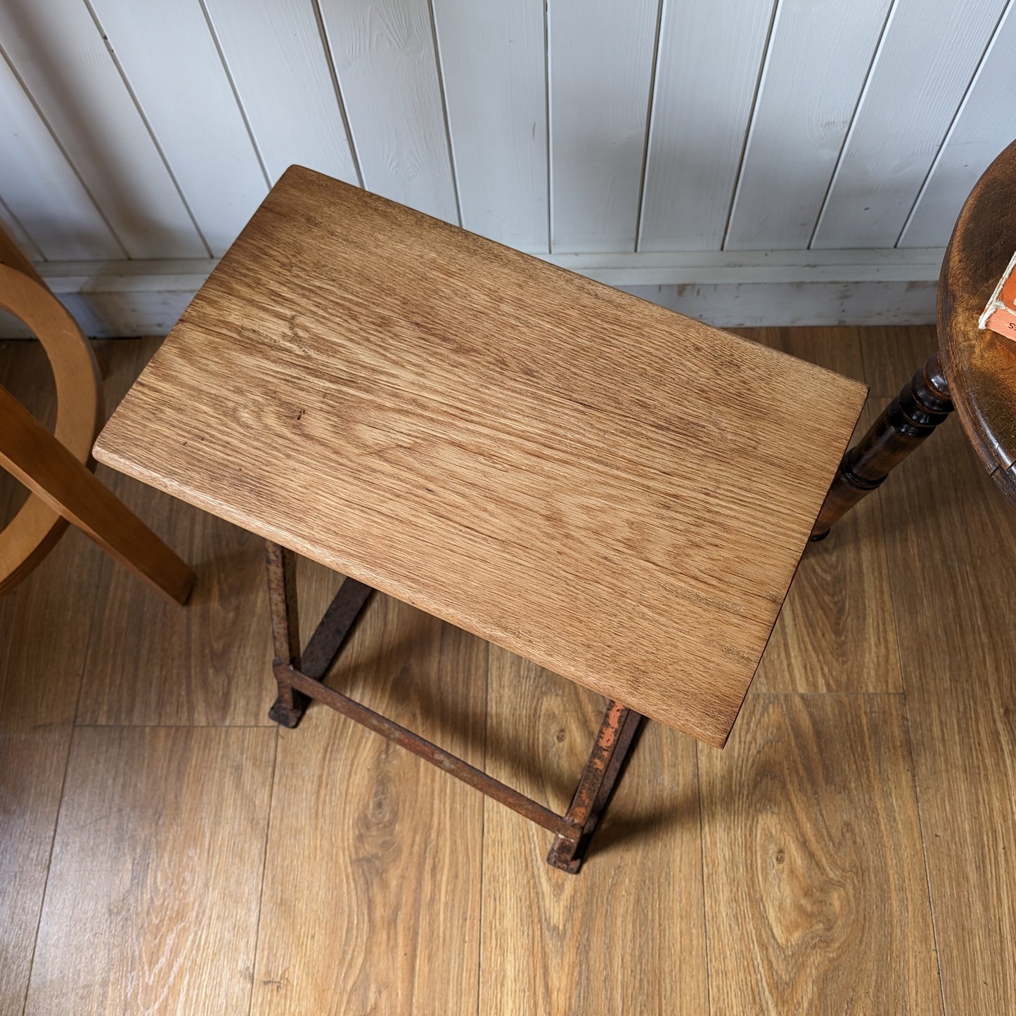 Vintage Industrial Side Table