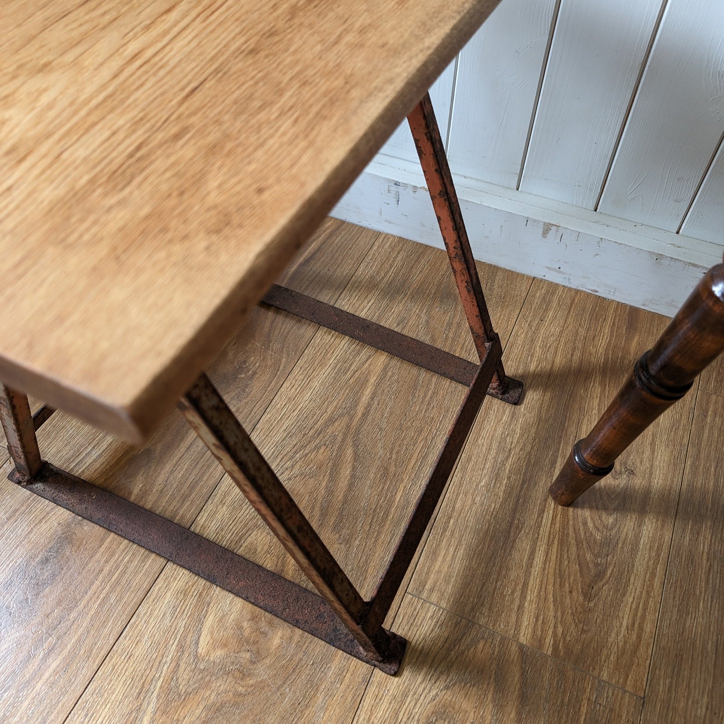 Vintage Industrial Side Table