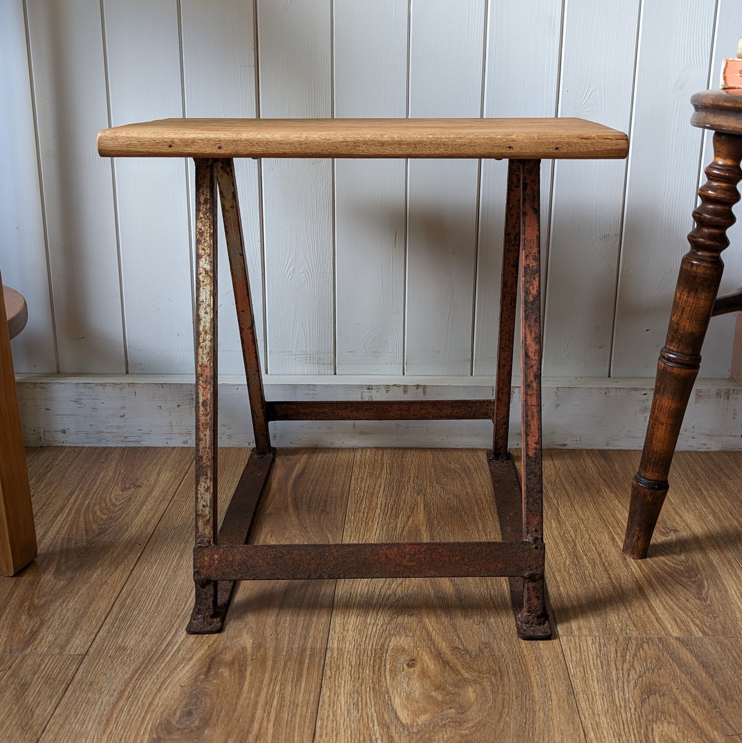 Vintage Industrial Side Table