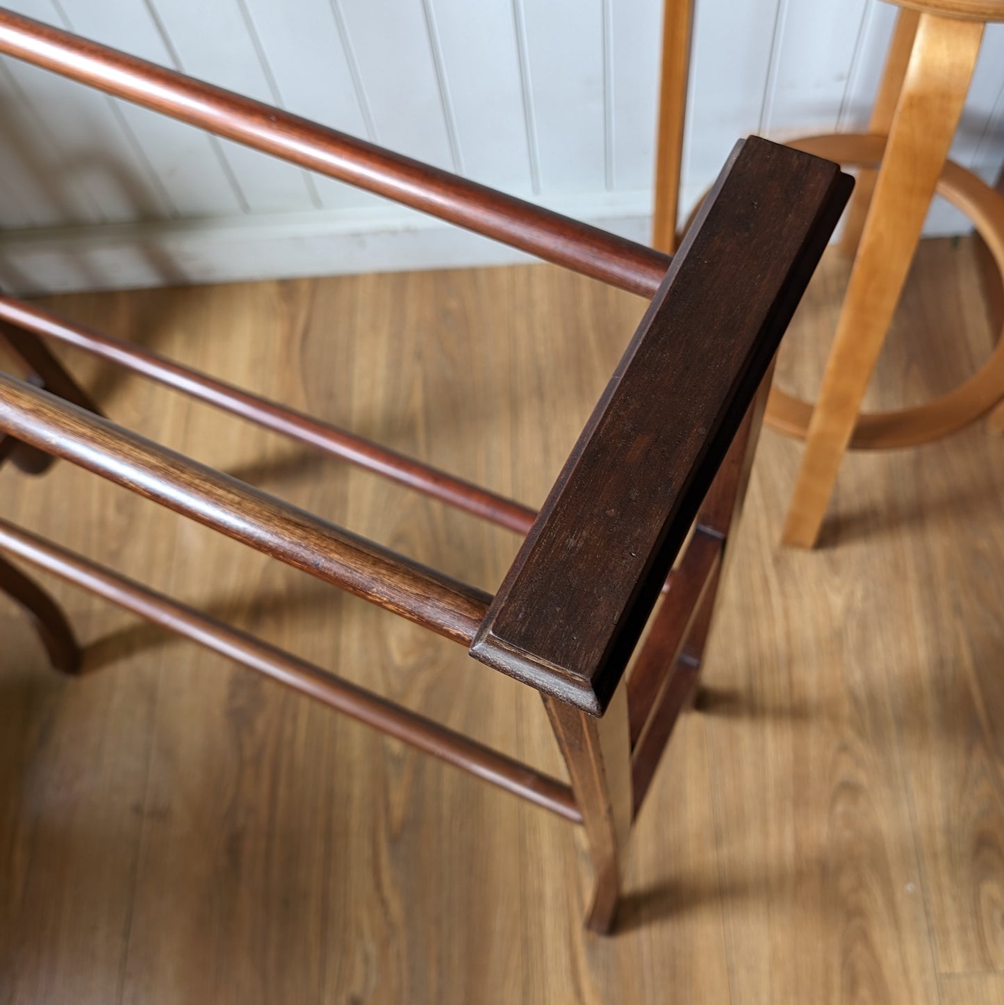 Inlaid Edwardian Towel Rail