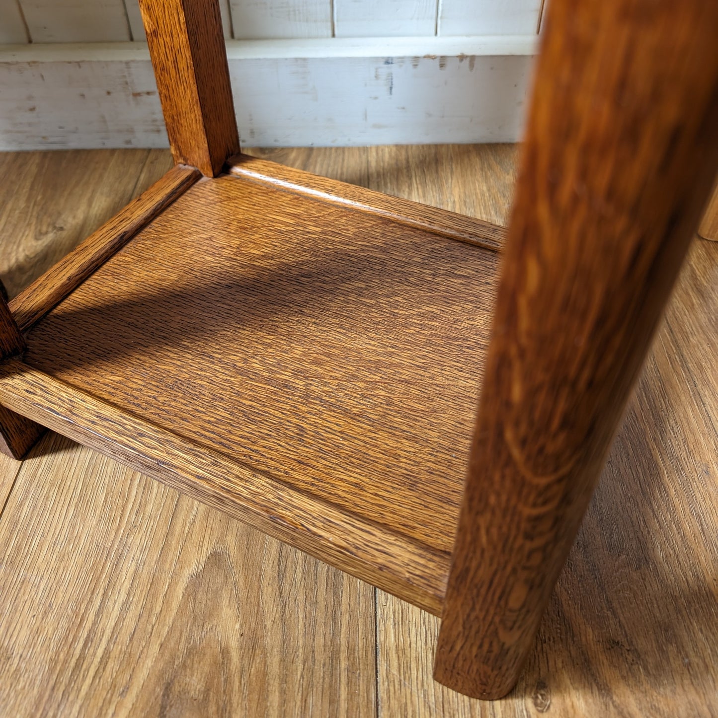 Small Vintage Oak Side Table