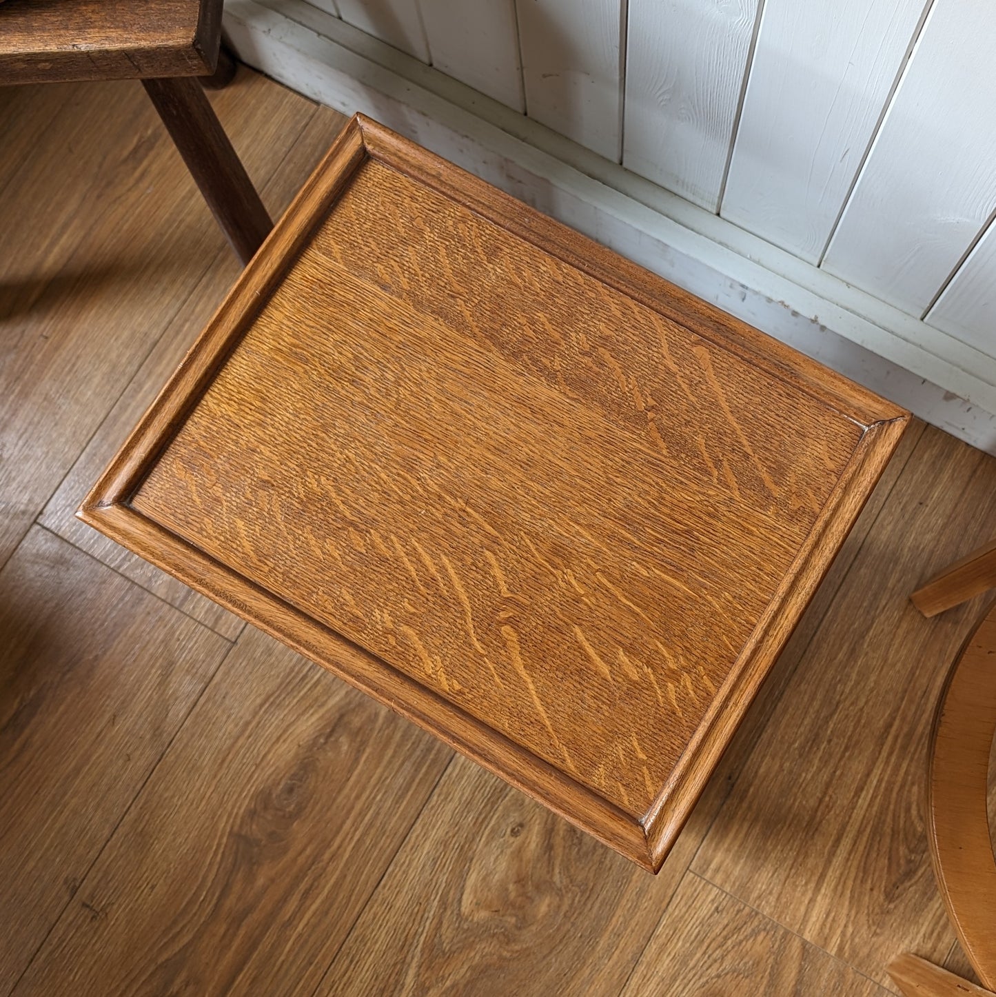 Small Vintage Oak Side Table