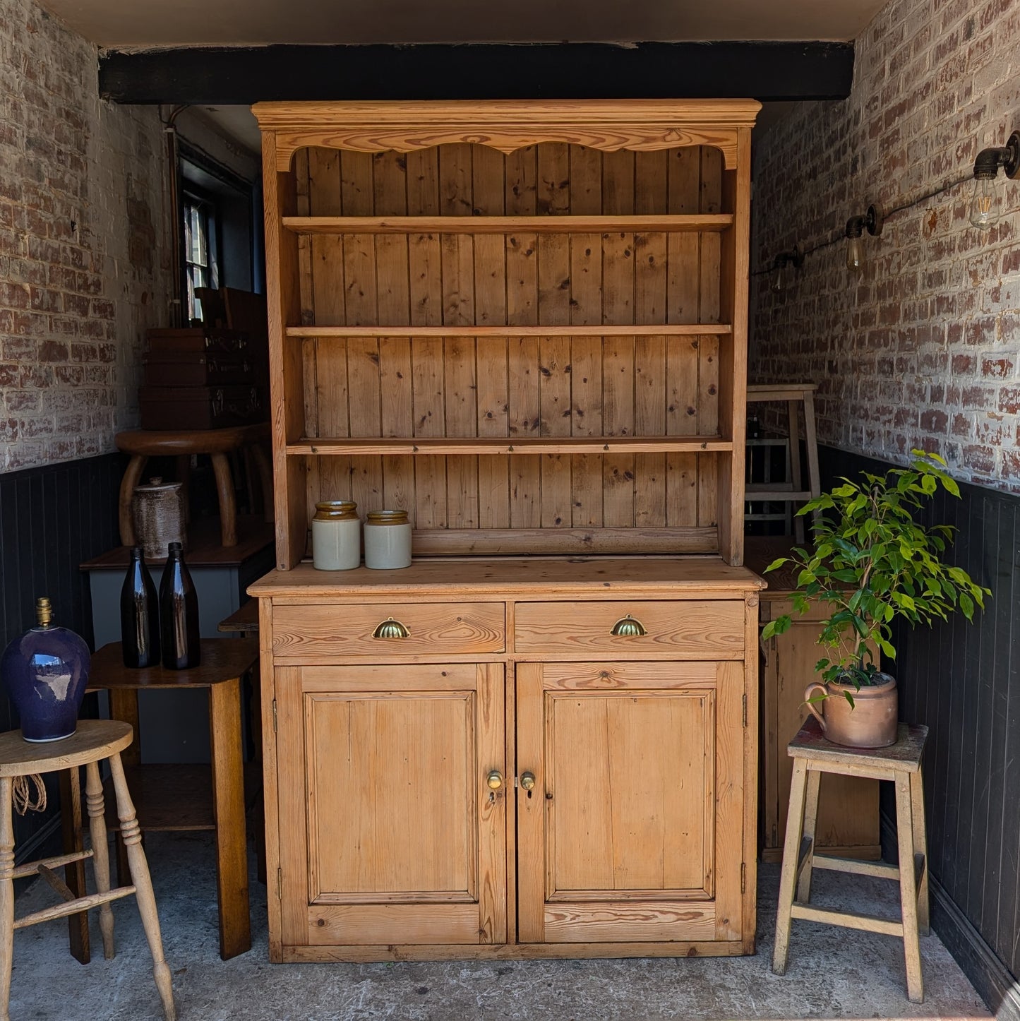 Victorian Pine Dresser