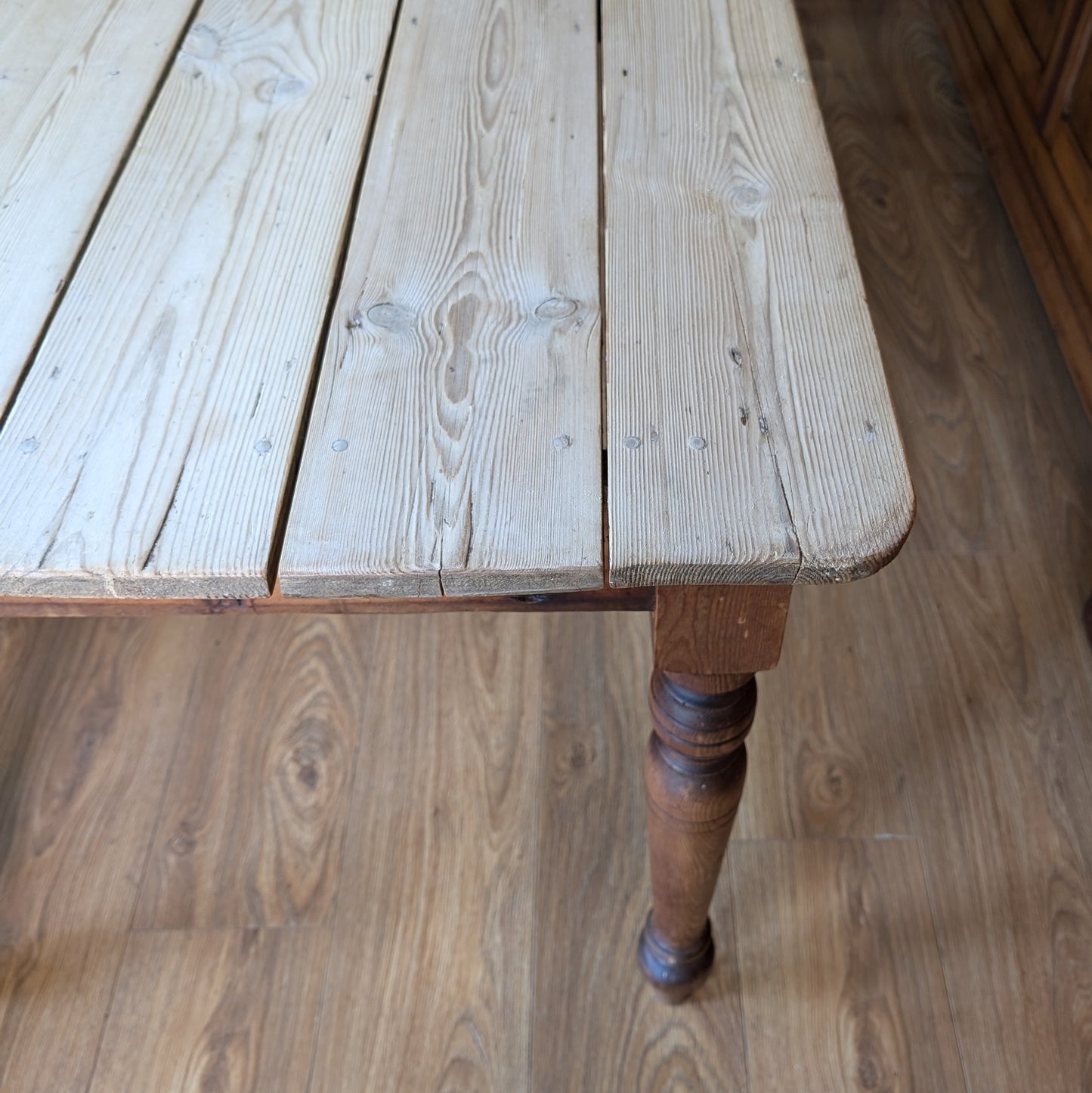 Victorian Pine Farmhouse Table