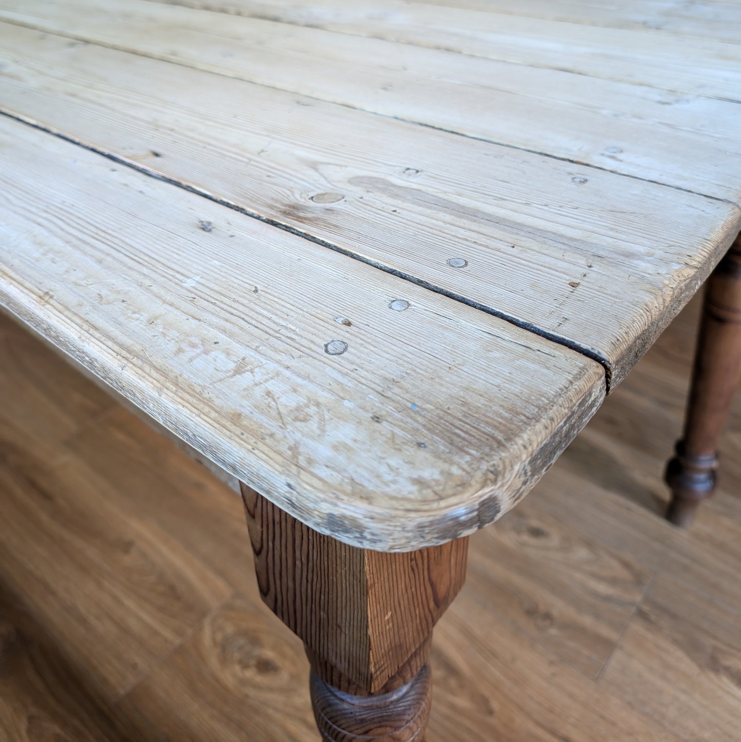 Victorian Pine Farmhouse Table