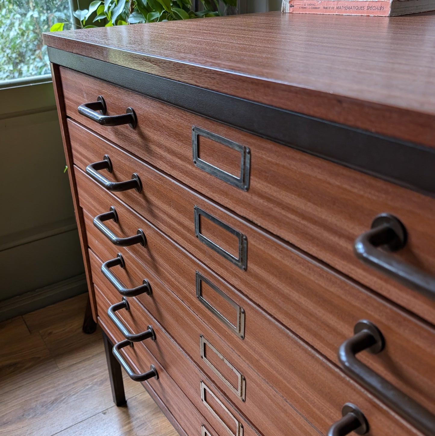 Mid Century Architects Plan Chest