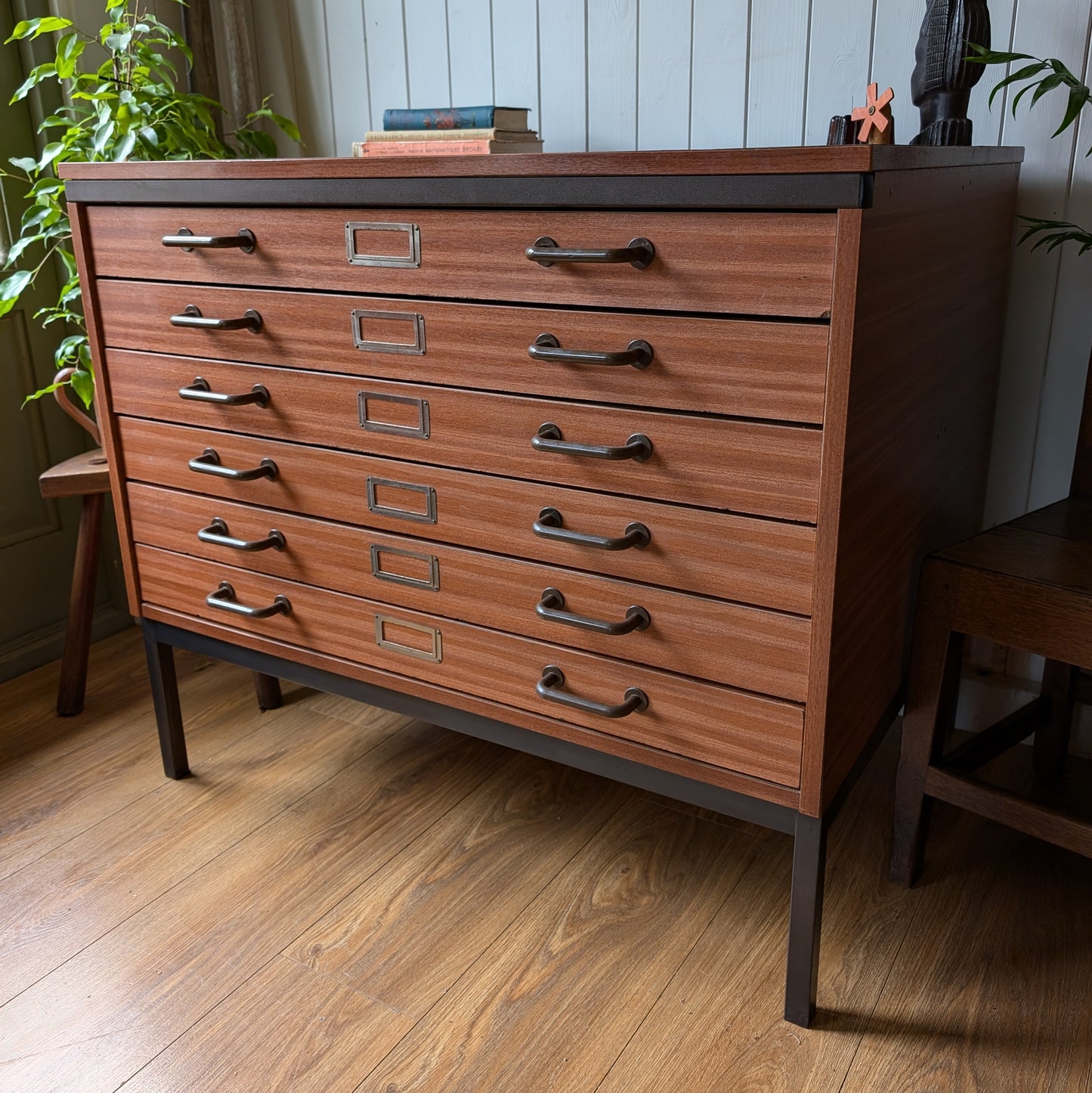 Mid Century Architects Plan Chest