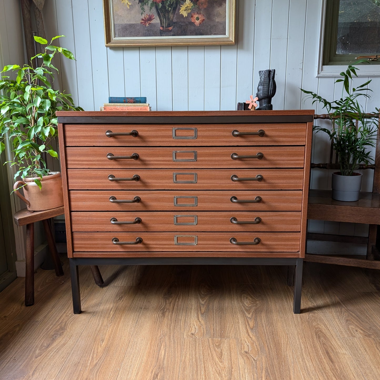 Mid Century Architects Plan Chest