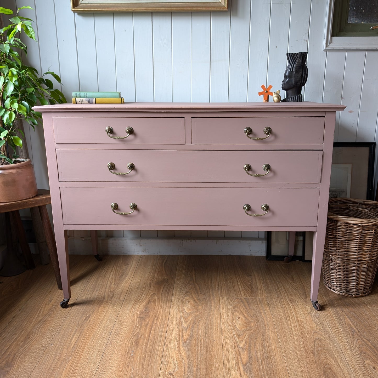 Painted Antique Chest of Drawers