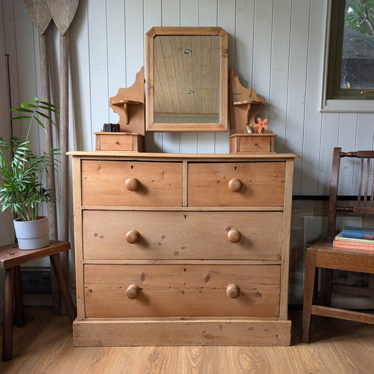 Victorian Pine Dressing Table