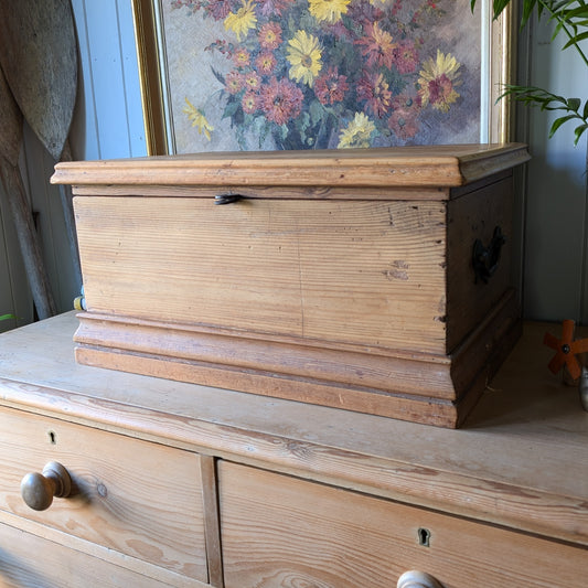 Tiny Victorian Pine Chest