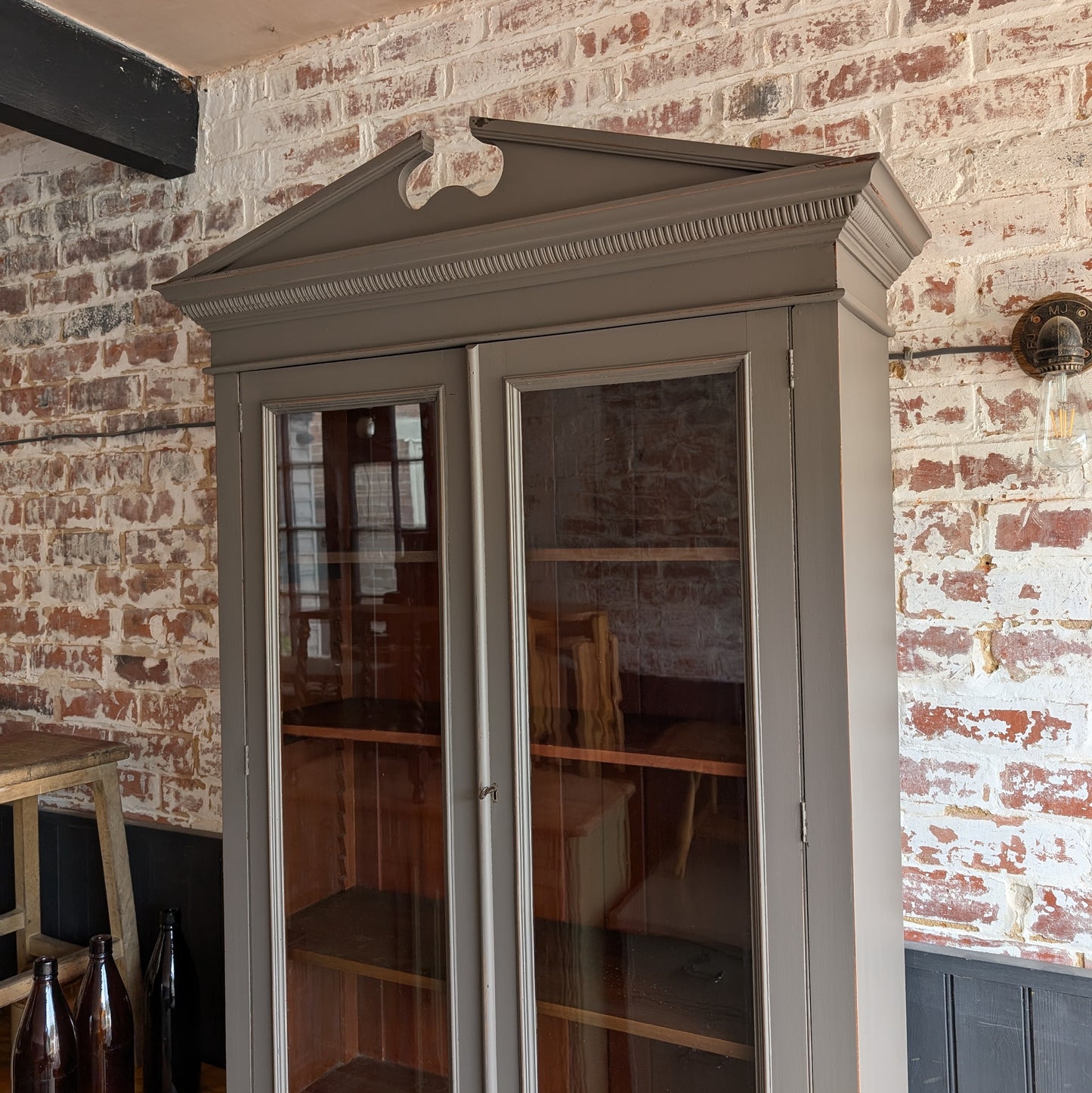 Antique Glazed Cupboard