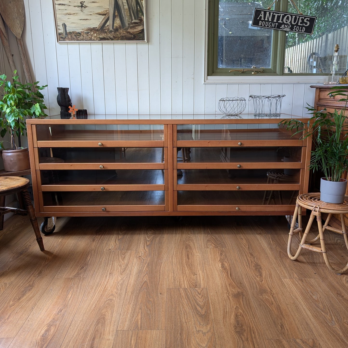 Mid Century Haberdashery Bank of Drawers