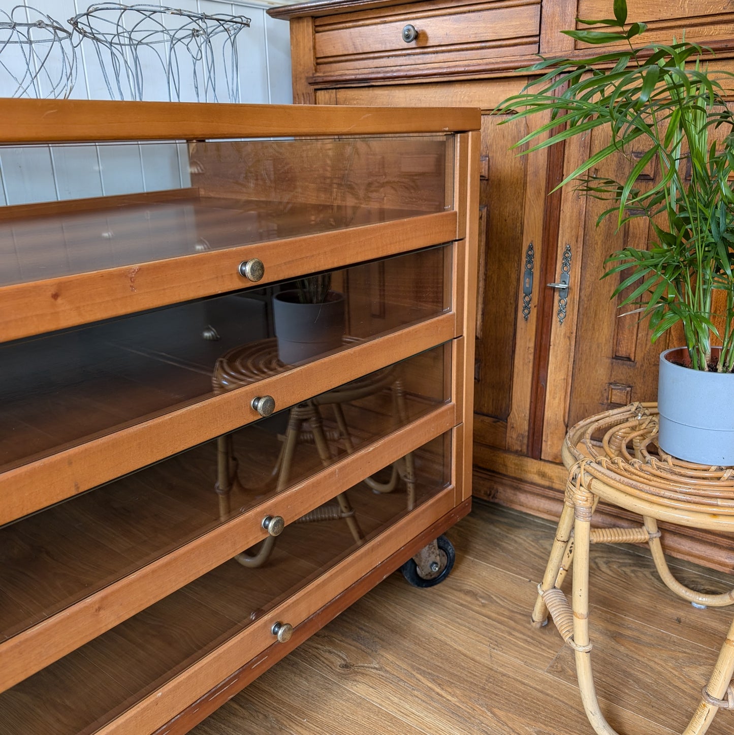 Mid Century Haberdashery Bank of Drawers