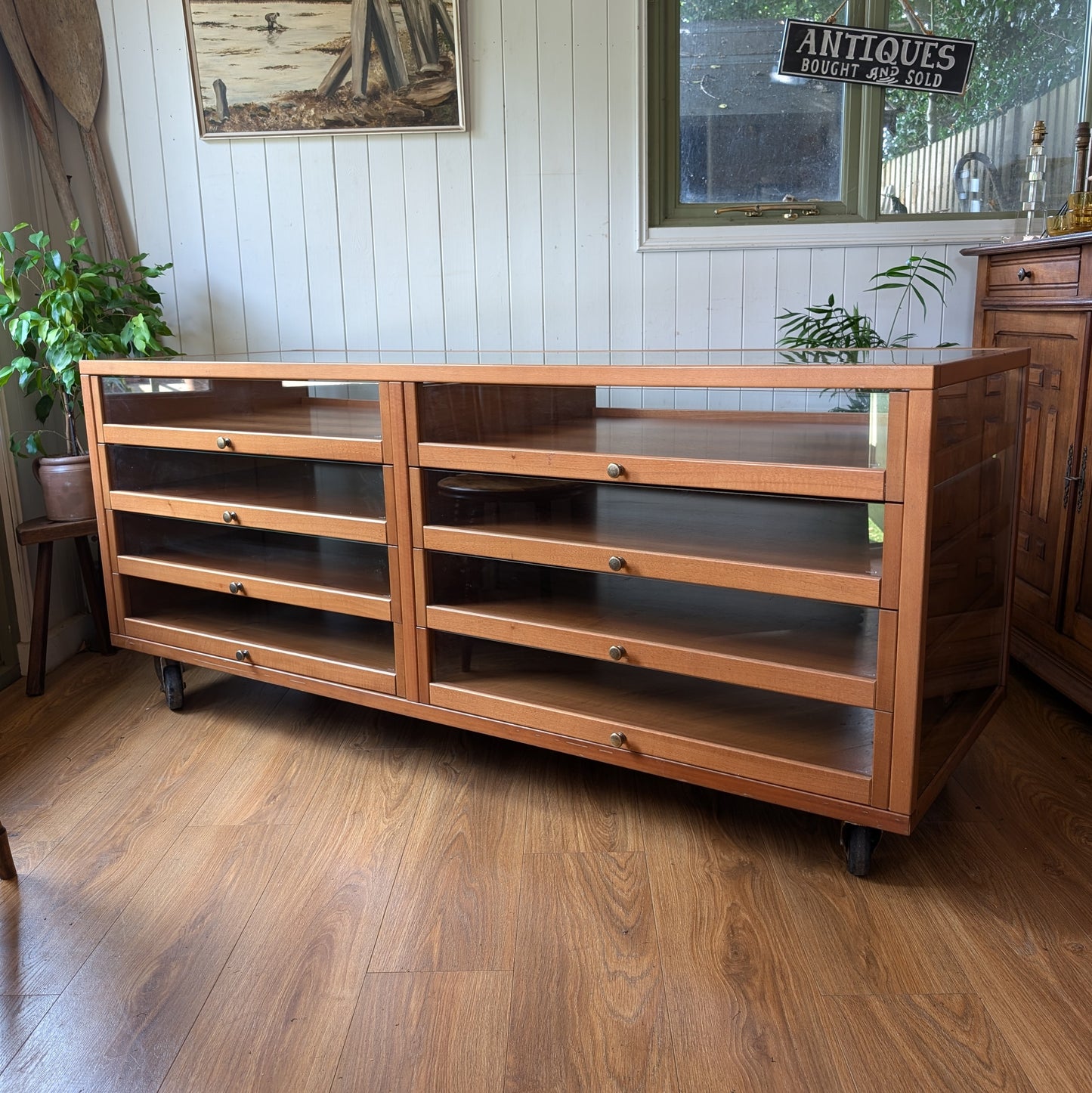 Mid Century Haberdashery Bank of Drawers