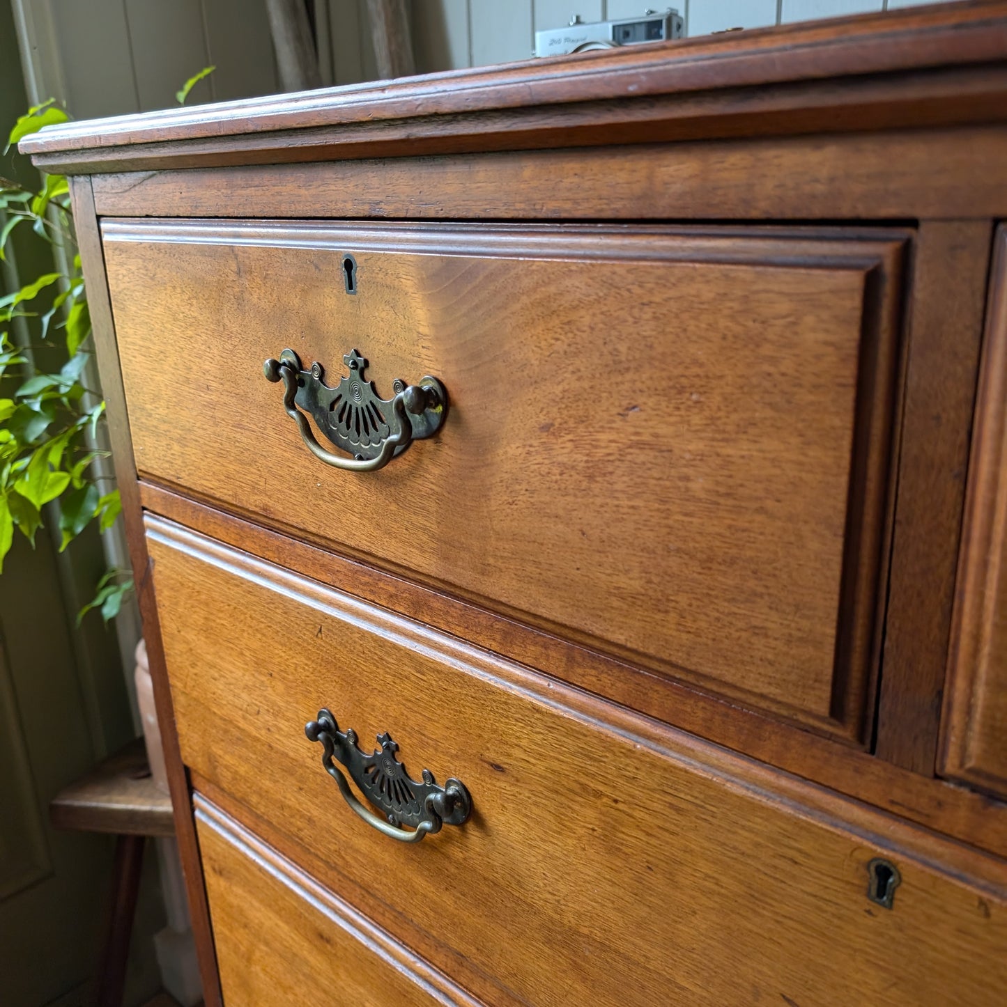 Edwardian Chest of Drawers Manufactured by JAs Schoolbred & Co