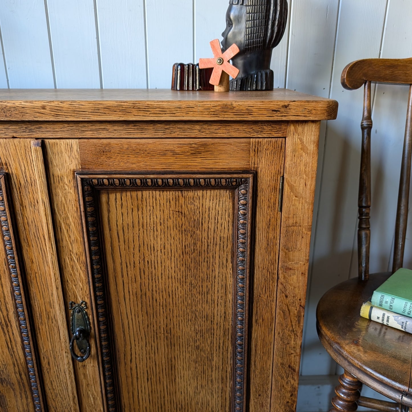 Small Antique Oak Cupboard