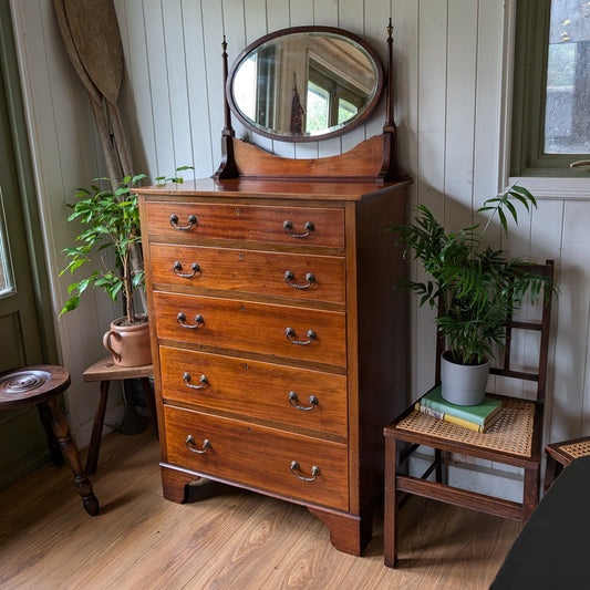 Maple and Co Antique Chest of Drawers