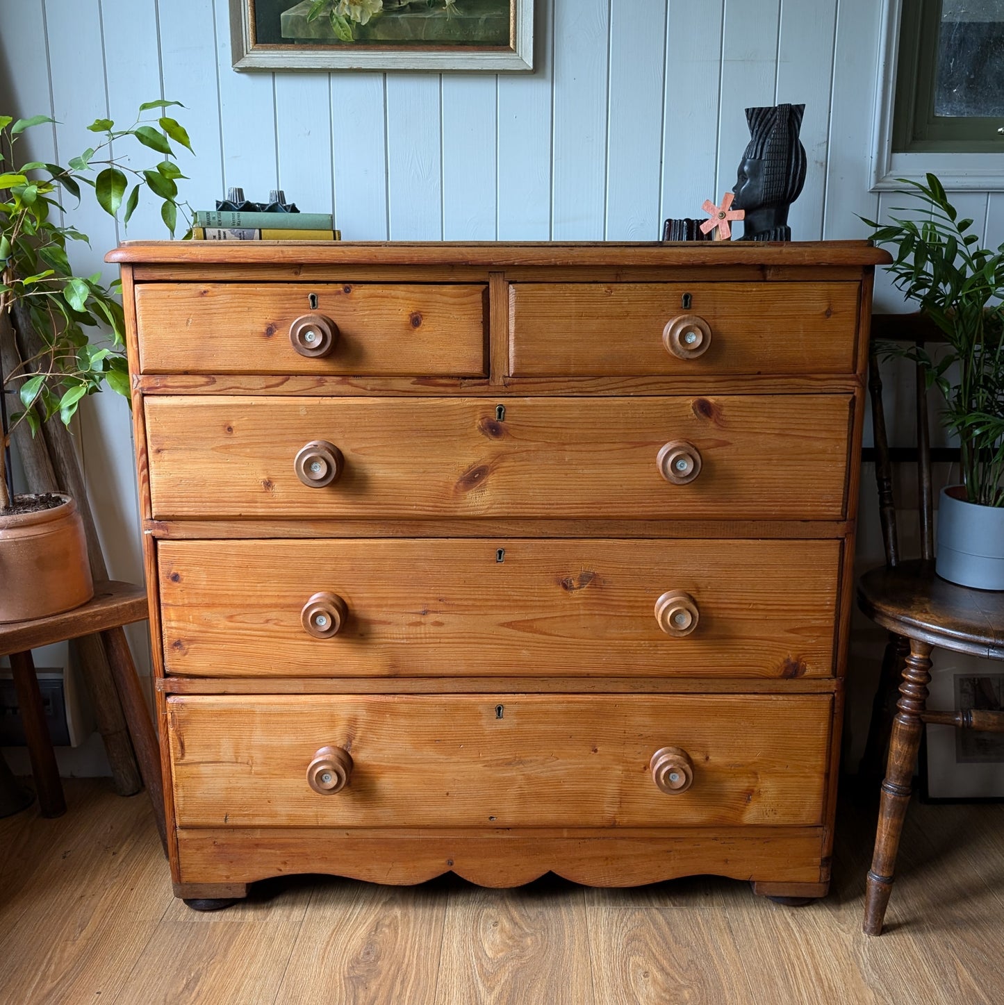 Victorian Pine Chest of Drawers