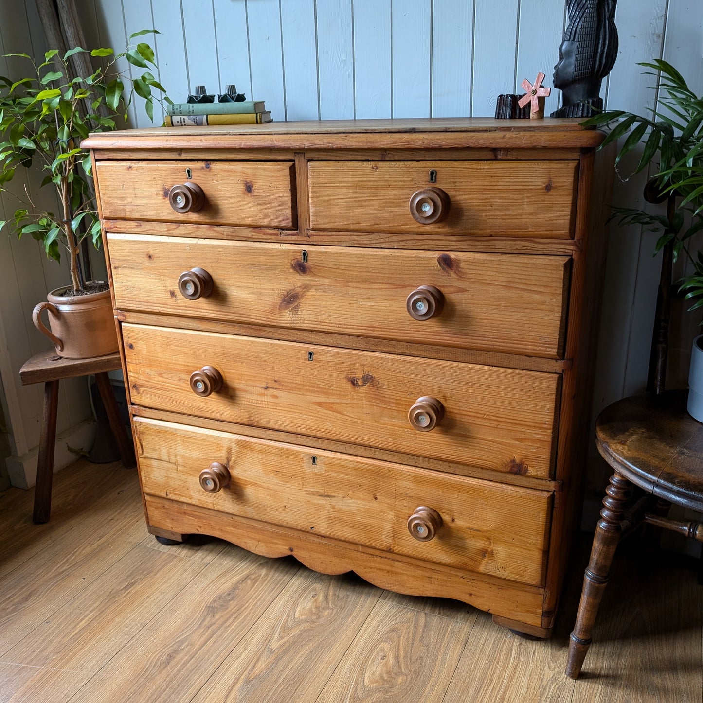 Victorian Pine Chest of Drawers