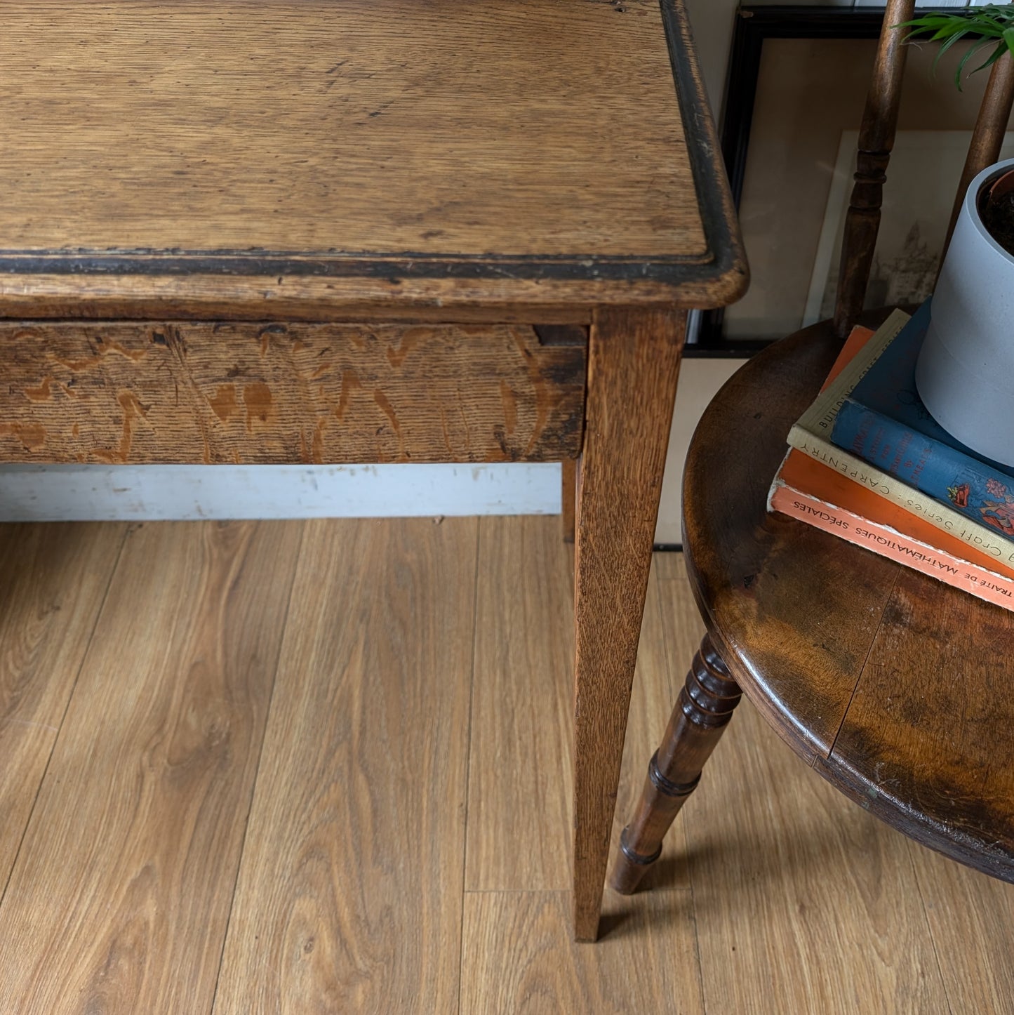 Georgian Oak Writing Desk