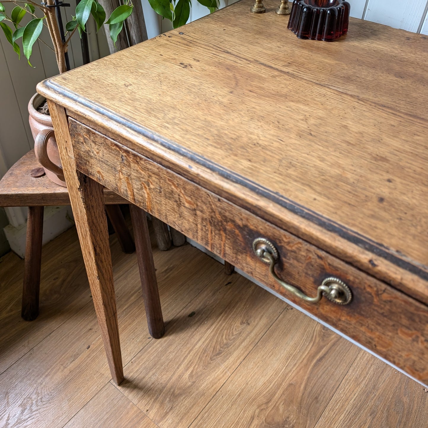 Georgian Oak Writing Desk