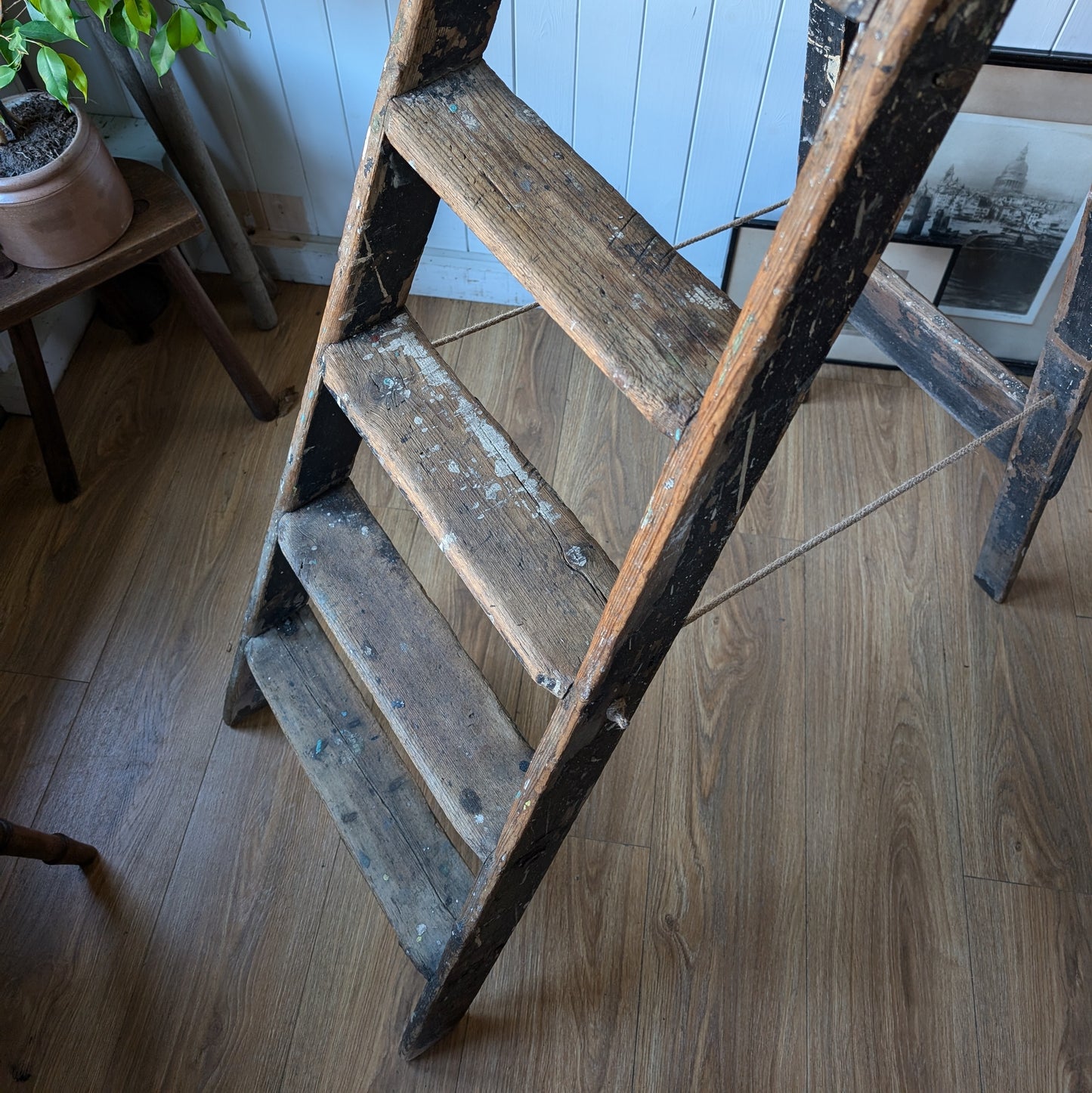 Antique Decorators Ladder