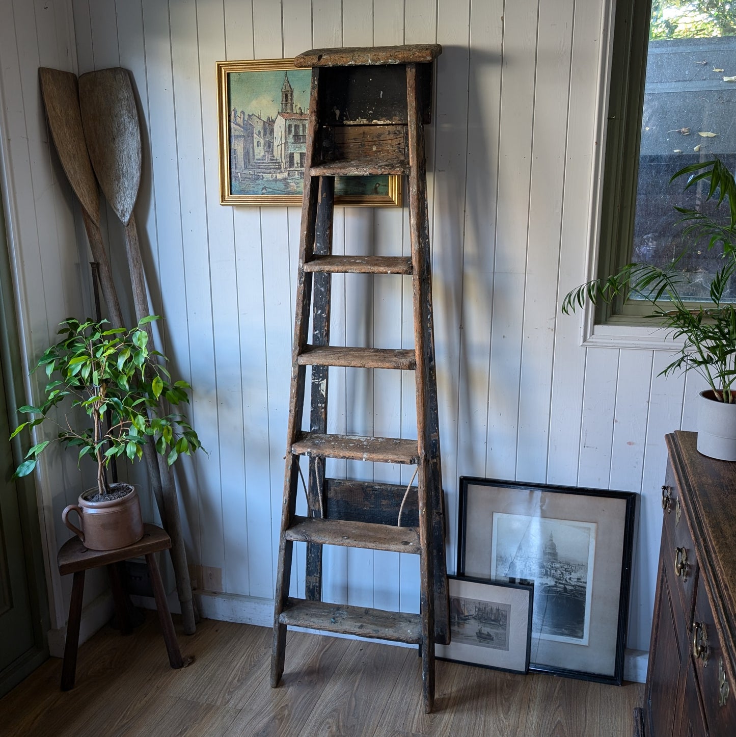 Antique Decorators Ladder