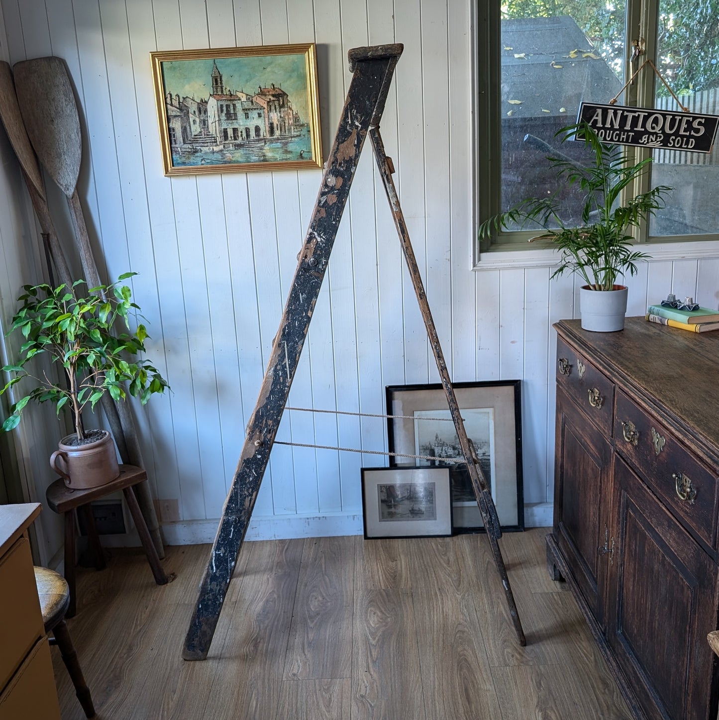 Antique Decorators Ladder