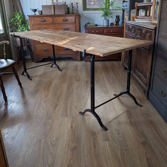 Antique Trestle Table