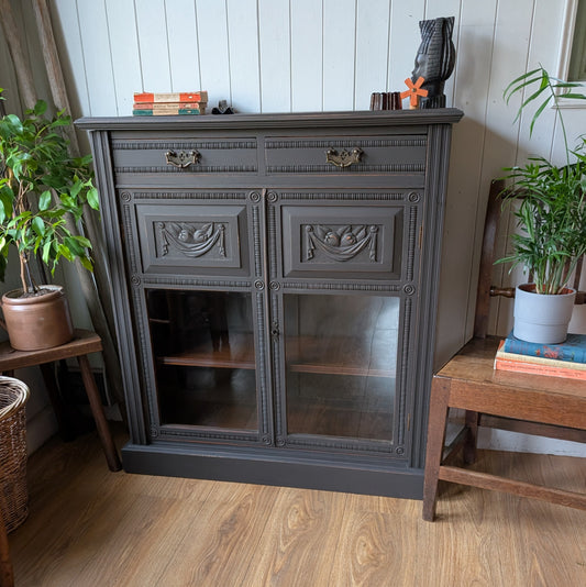 Painted Antique Glazed Cupboard