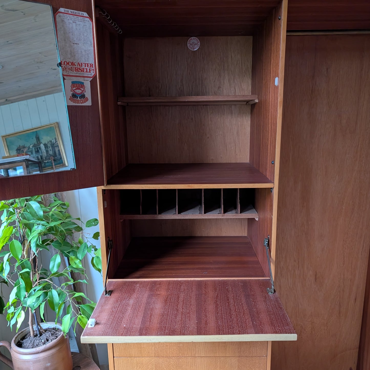 Small Mid Century Wardrobe