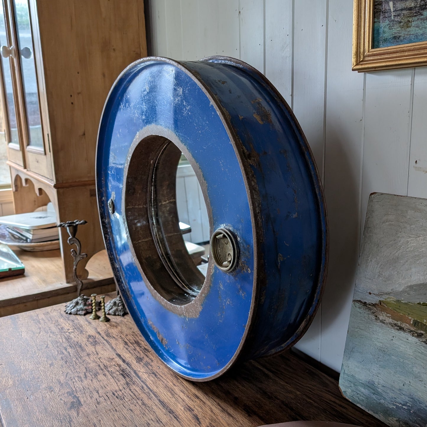 Vintage Industrial Mirror