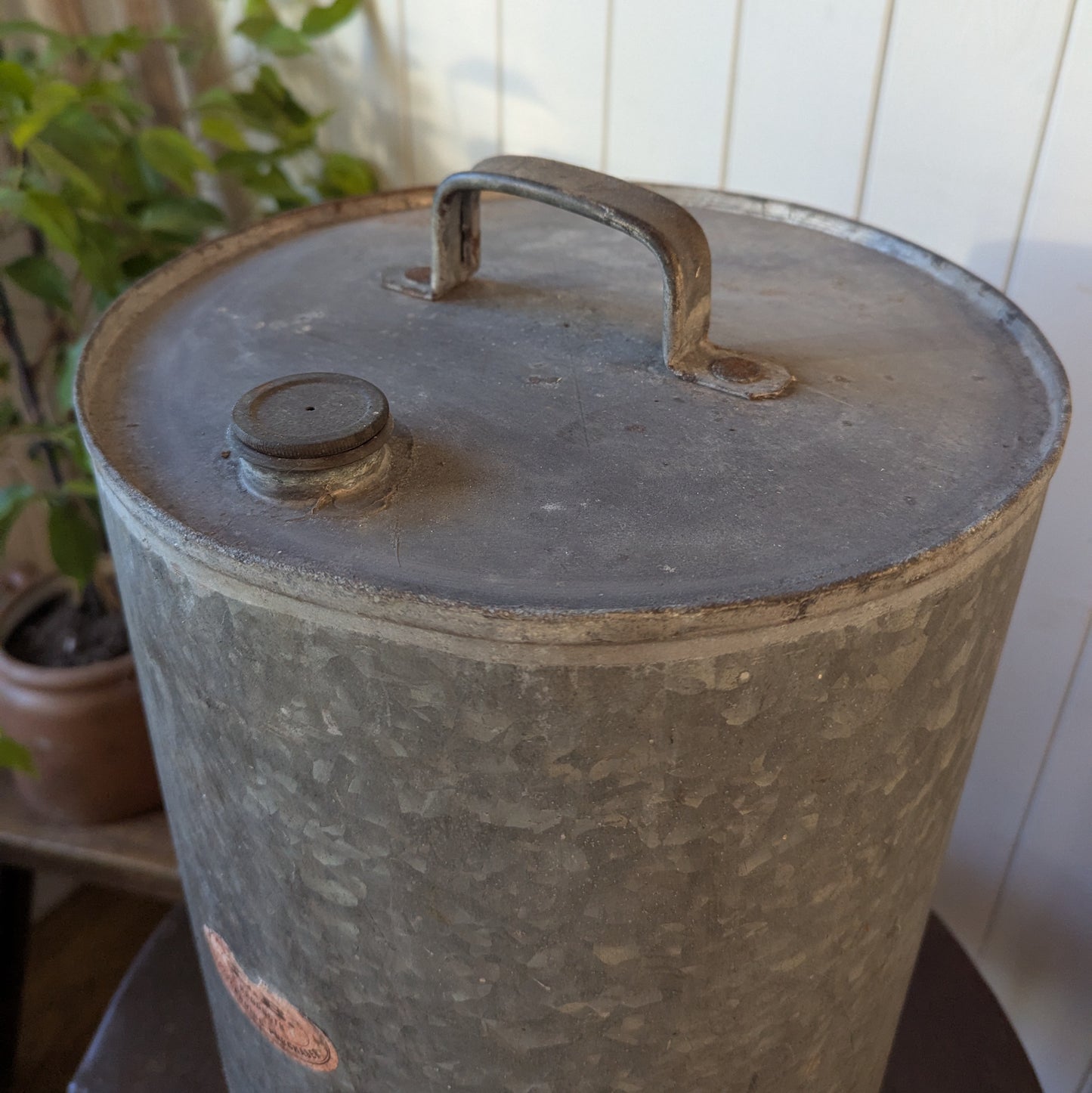 Vintage Galvanised Water Butt