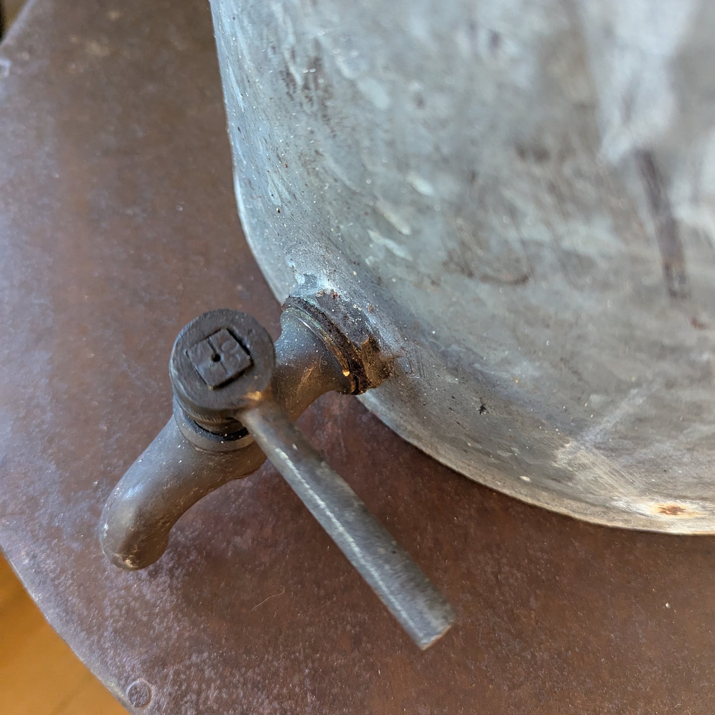 Vintage Galvanised Water Butt