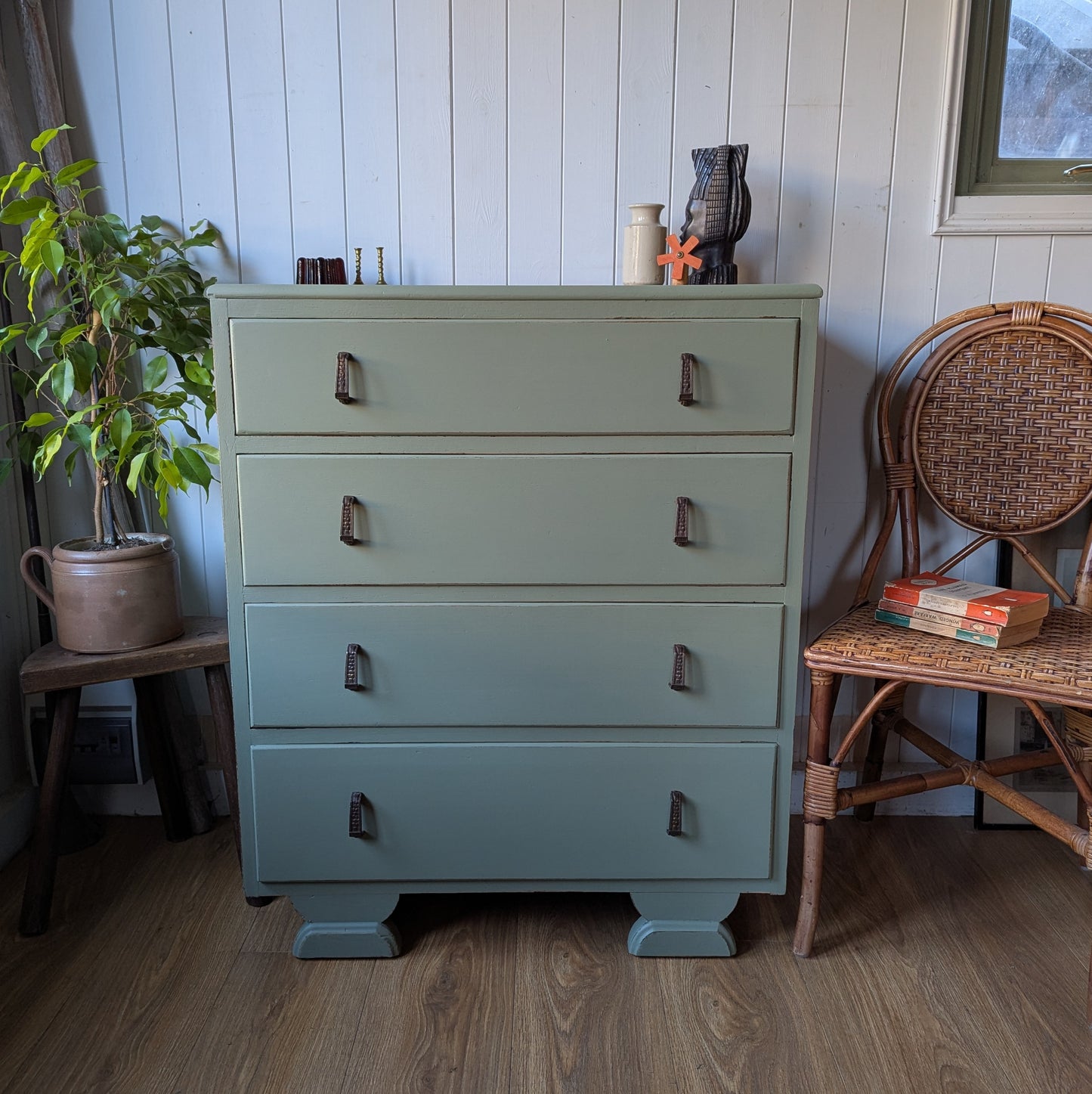 Painted Art Deco Chest of Drawers