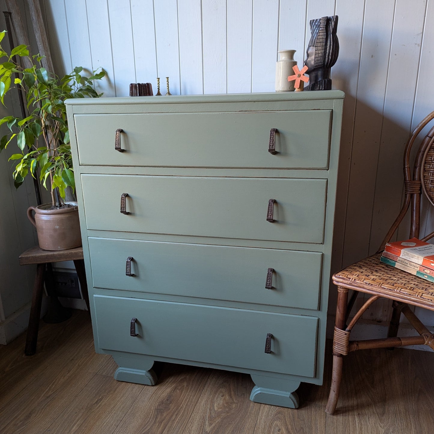 Painted Art Deco Chest of Drawers